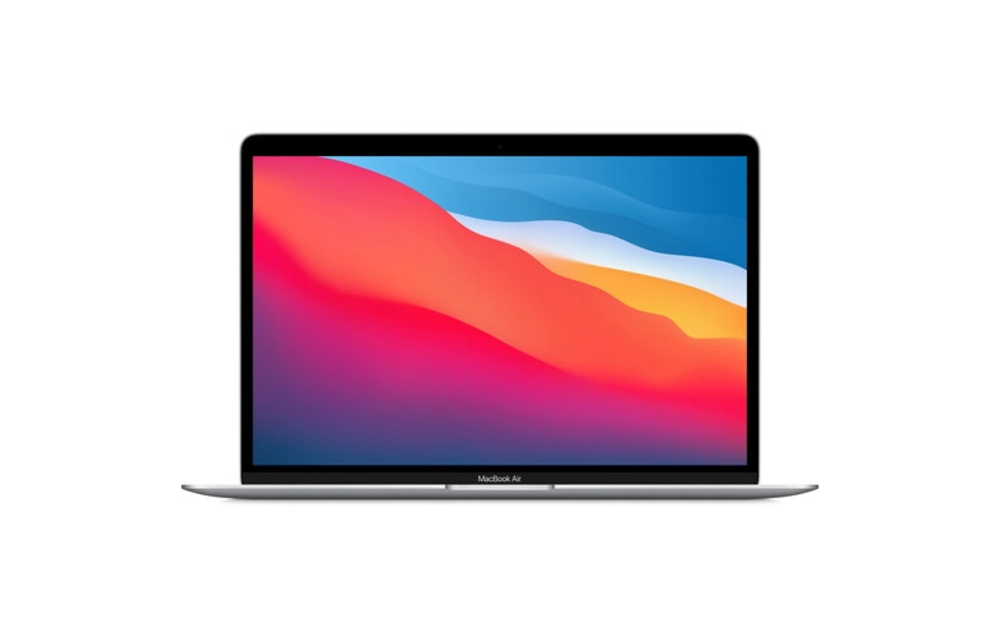 Apple MacBook Air 13” (M1, 8-Core CPU and 7-Core GPU, 8GB, 256GB, Silver, Late 2020)