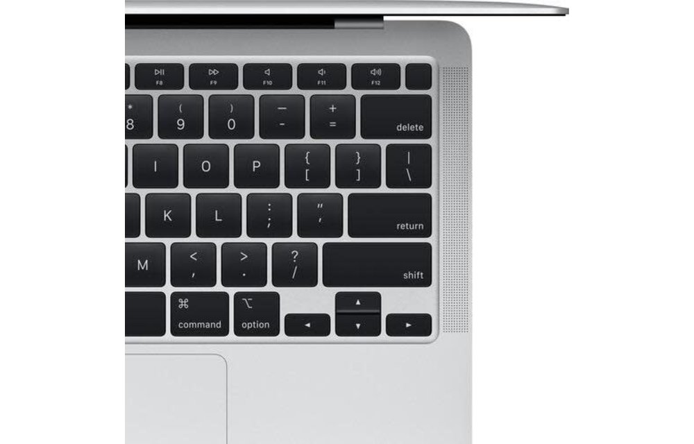 Apple MacBook Air 13” (M1, 8-Core CPU and 7-Core GPU, 8GB, 256GB, Silver, Late 2020)