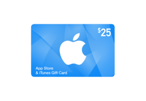 Apple iTunes US$25 Gift Code (US app and iTunes store only and non-returnable)