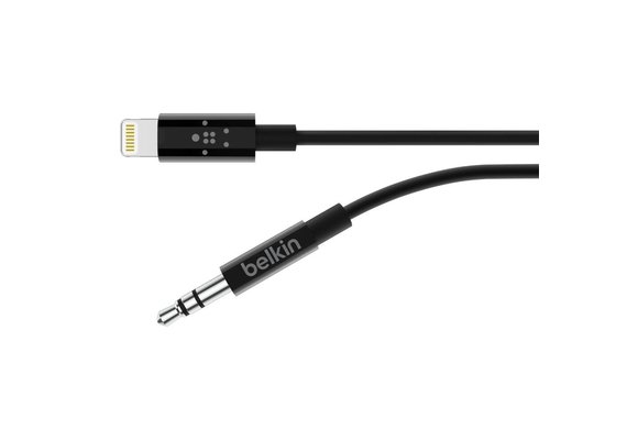 Belkin LIghtning to 3.5mm Audio Cable 3 Ft Black