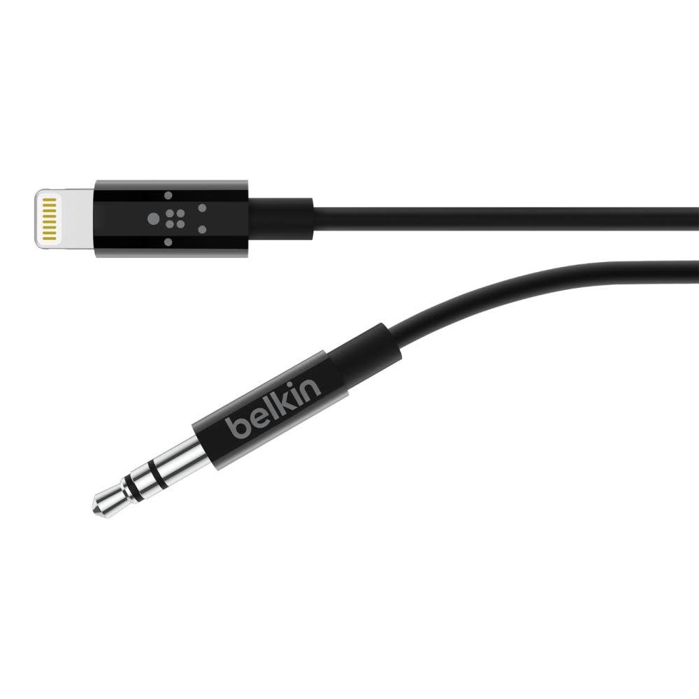 Belkin LIghtning to 3.5mm Audio Cable 3 Ft Black