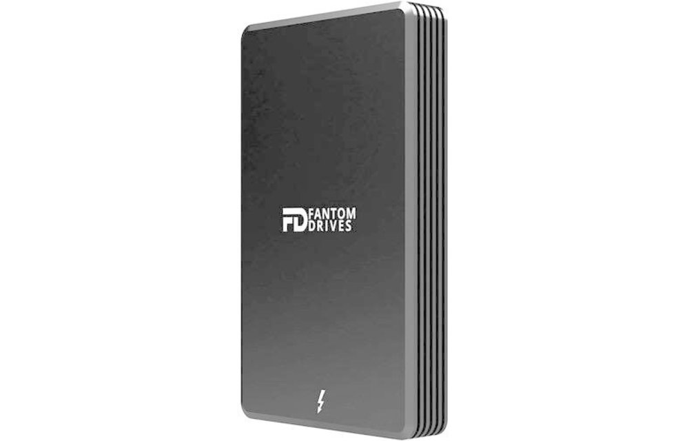 Micronet Fantom eXtreme 2TB Thunderbolt 3 (40 Gbps USB Type C) External SSD - Black (Compatible with OSX and Windows - Thunderbolt 3 Ports Only)