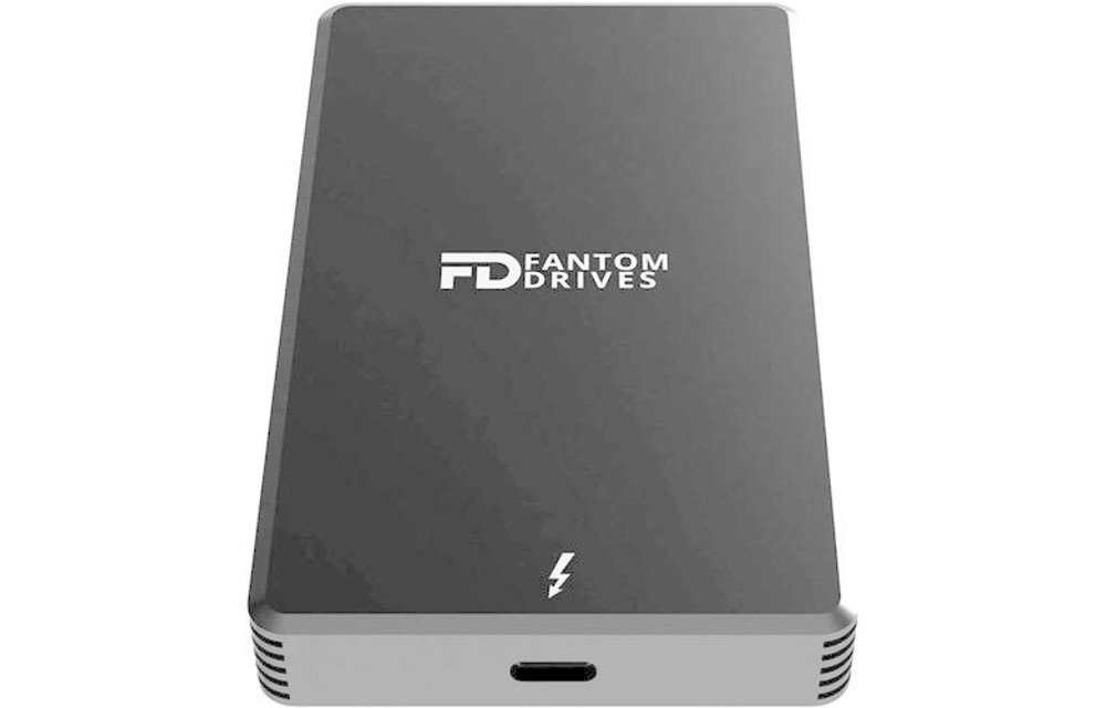 Micronet Fantom eXtreme 2TB Thunderbolt 3 (40 Gbps USB Type C) External SSD - Black (Compatible with OSX and Windows - Thunderbolt 3 Ports Only)