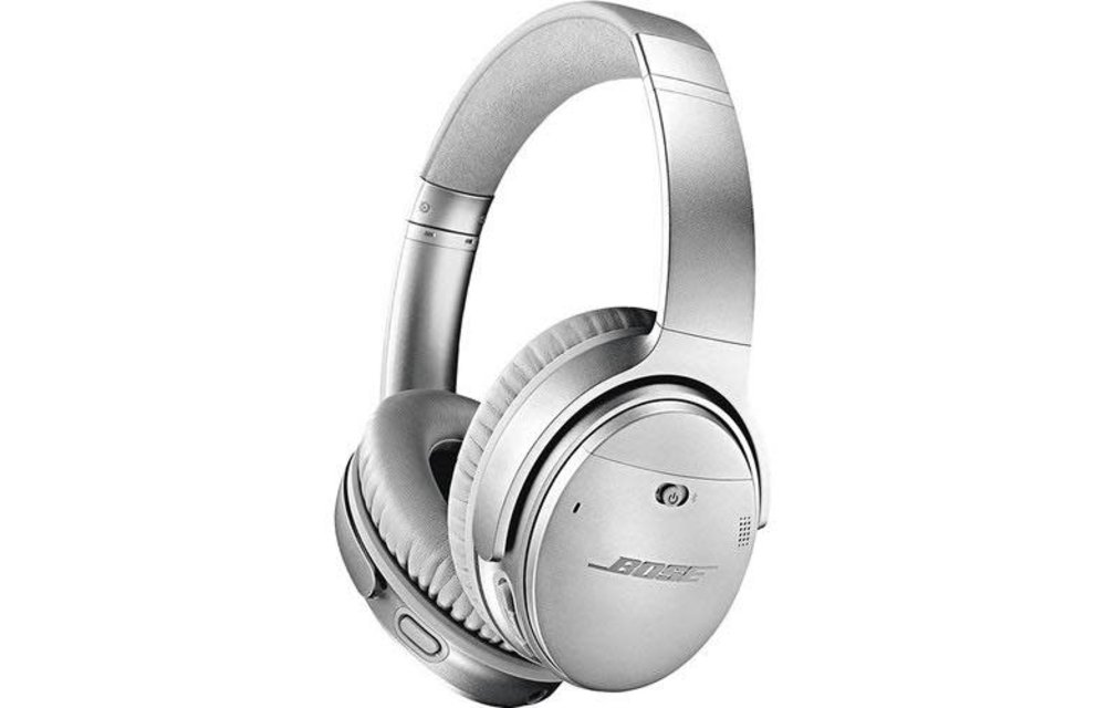 Bose QuietComfort® 35 Acoustic Noise Cancelling® around-ear Wireless II Headphones - Silver
