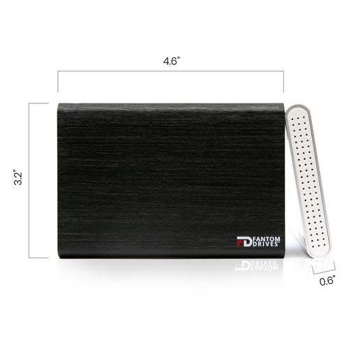 Micronet GForce 3.1 2TB Portable SSD, USB-C (USB 3.1 Gen 2 Type-C 10Gbps) - Black (Compatible with OS X and WIndows)