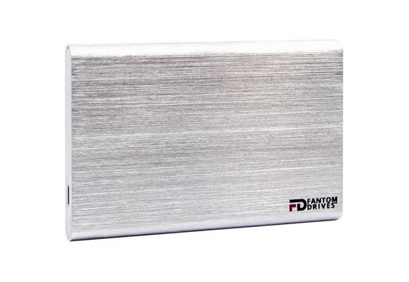 Micronet GForce 3.1 2TB Portable SSD, USB-C (USB 3.1 Gen 2 Type-C 10Gbps) - Silver (Compatible with OS X and WIndows)