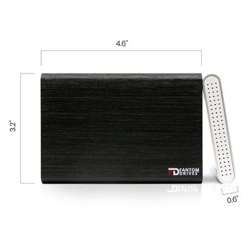 Micronet GForce 3.1 4TB Portable SSD, USB-C (USB 3.1 Gen 2 Type-C 10Gbps) - Silver (Compatible with OS X and WIndows)