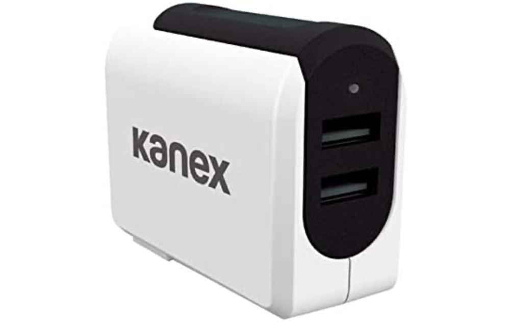 Kanex 2-Port Wall Charger 3.4A, Black/White (While Supplies Last)