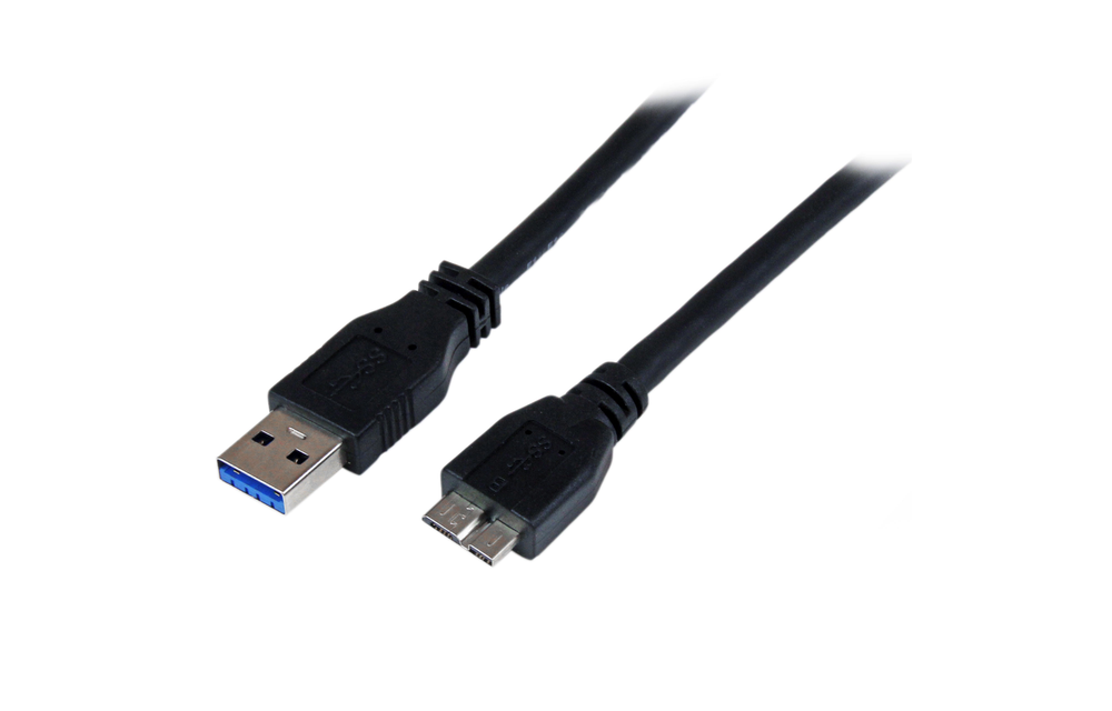 StarTech USB 3.0 A to Micro USB-B (10 pin Superspeed) Cable - M/M 1m (3ft)