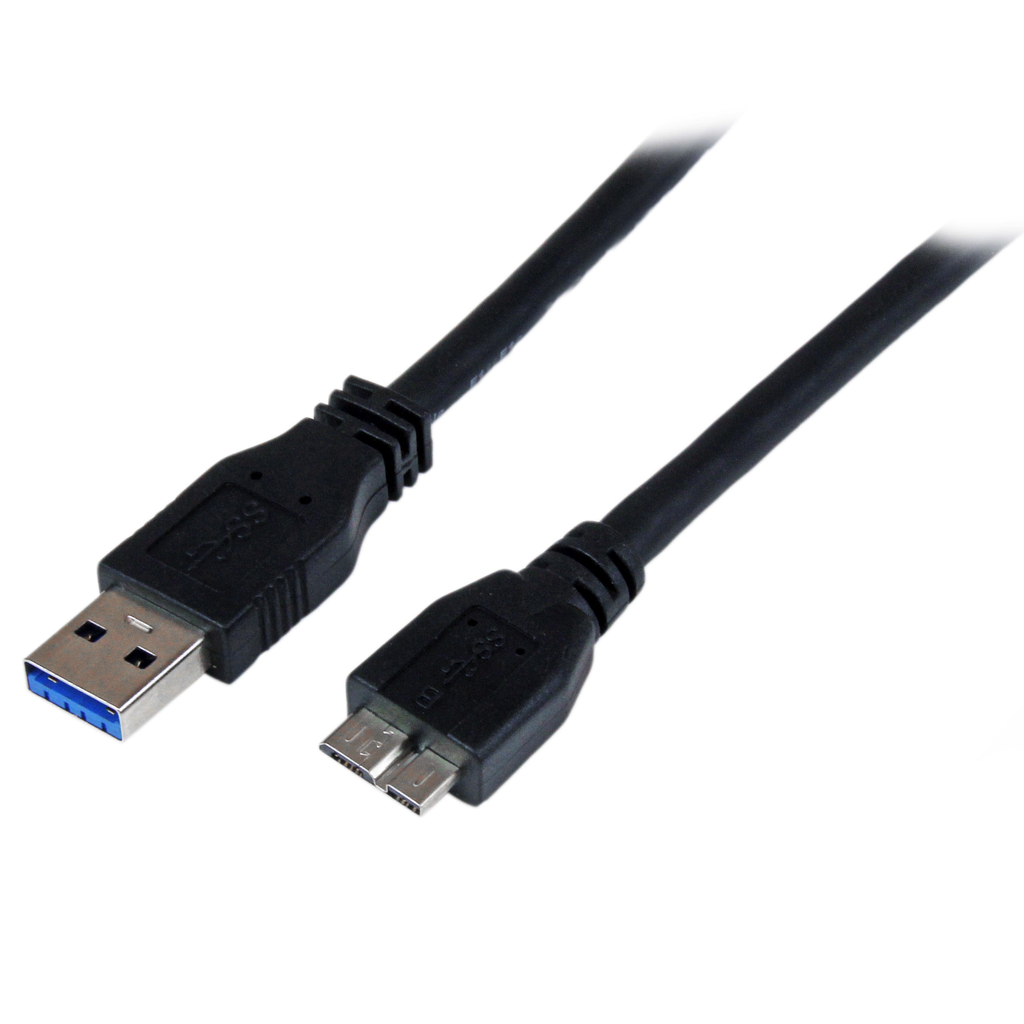 StarTech USB 3.0 A to Micro USB-B (10 pin Superspeed) Cable - M/M 1m (3ft)