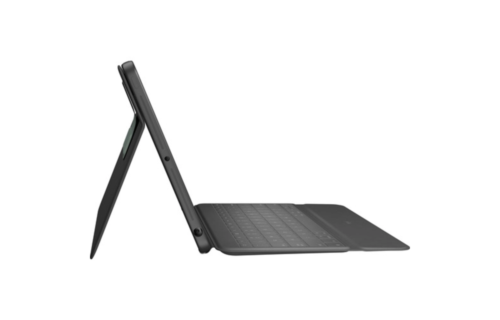 Logitech Rugged Folio Protective Keyboard Case for iPad 10.2 9/8/7th Gen- Black