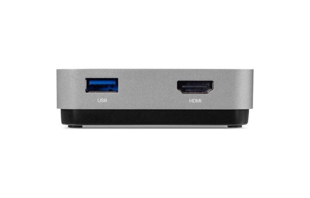 OWC USB-C Travel Dock 100w pass through - Space Gray; 2 Year OWC Limited Warranty