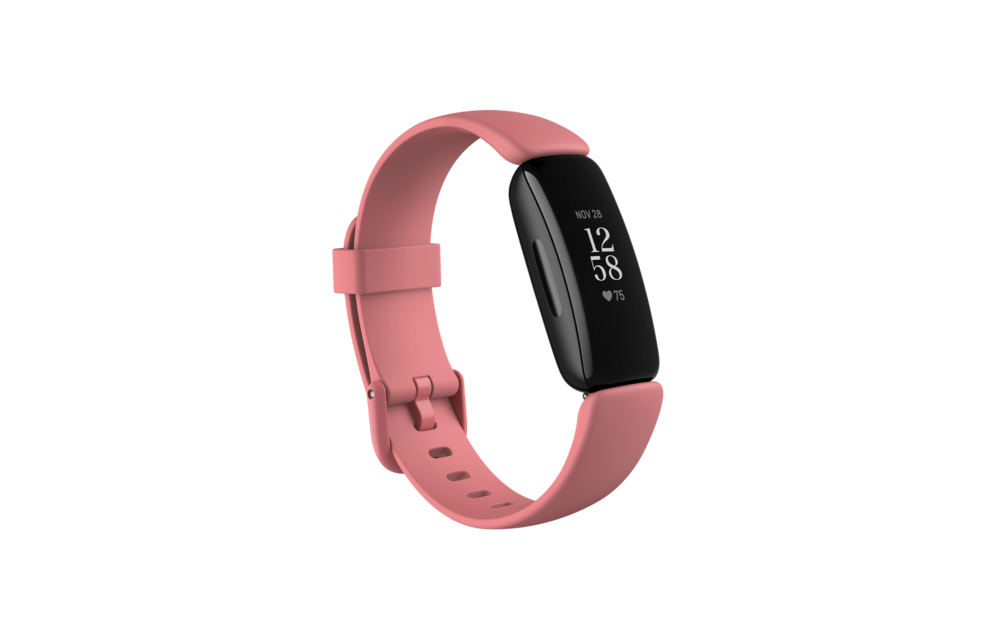 Fitbit Inspire2 Fitness Wristband Tracker Desert Rose (inc 1 small & 1 large band each)