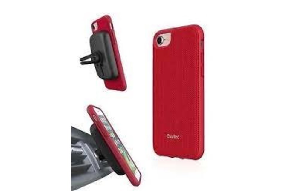 Evutec AERGO Ballistic Nylon Case w/Vent Mount iPhone 8/7/6s/6 Plus Red WHILE SUPPLIES LAST