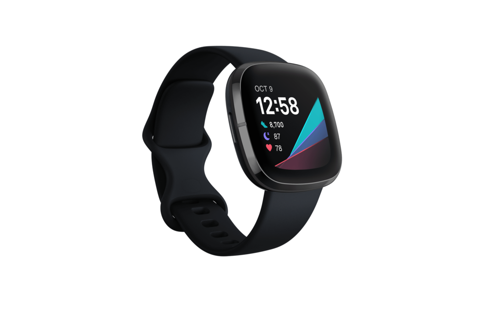 Fitbit Sense Smartwatch - Carbon/Graphite Stainless Steel