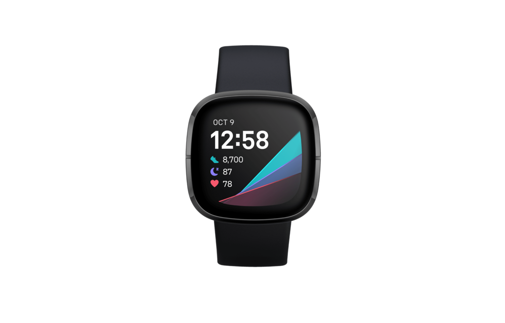 Fitbit Sense Smartwatch - Carbon/Graphite Stainless Steel