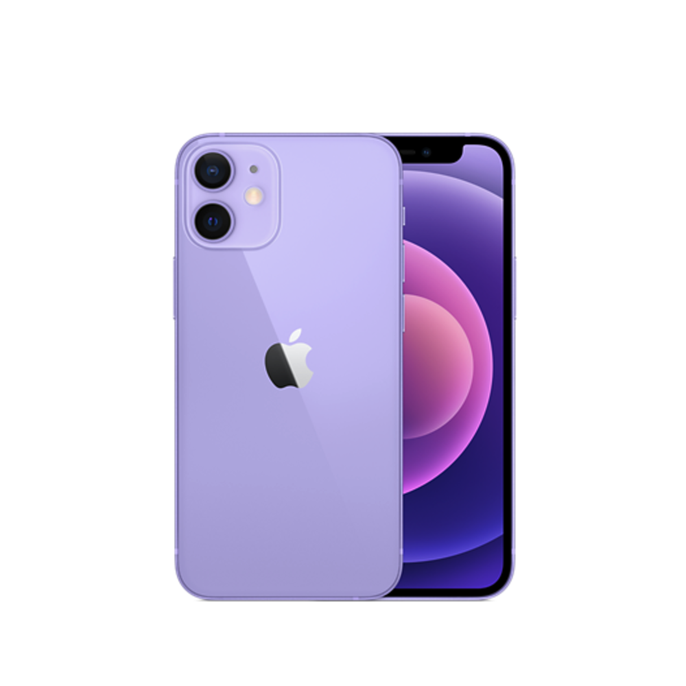 Apple Apple iPhone 12 mini 128GB Purple (Unlocked and SIM-free) - No power  adapter or earpods included