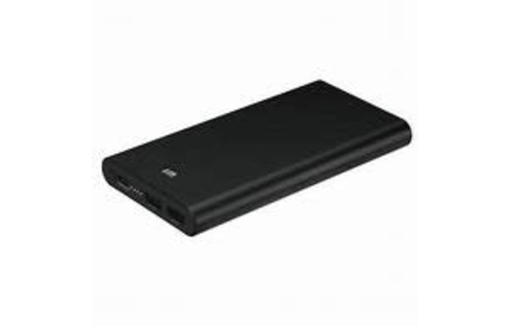 Just Mobile Gum Slim PD/QC Portable Battery 10000 mAh 1x USB-C and 2x USB-A outputs Black