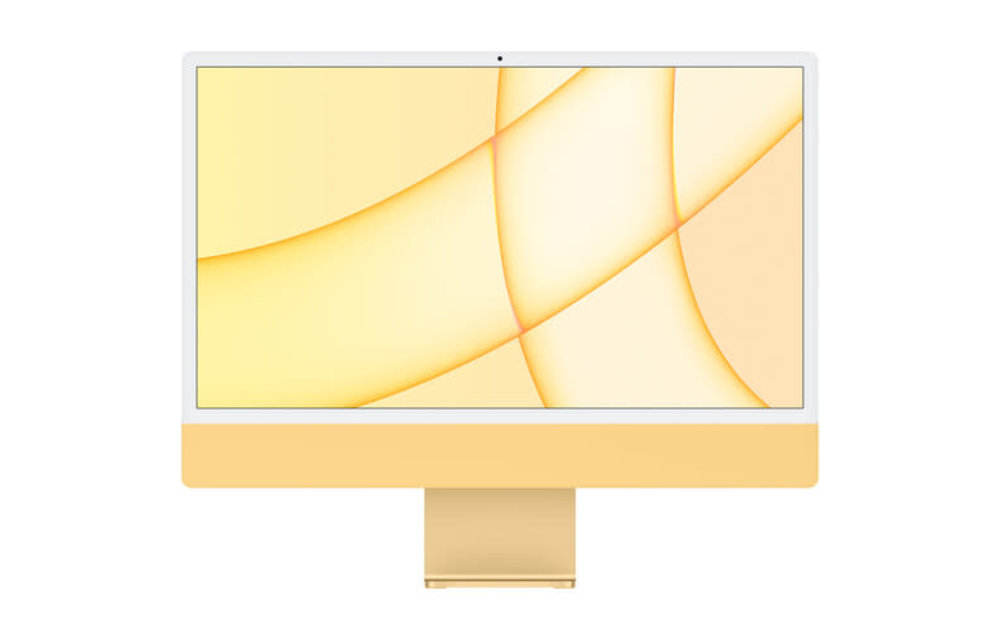 Apple CTO 24" iMac, Yellow, 4.5K (4480 x 2520) Display, M1 (8-Core) Processor, 16GB, 512GB, 8-Core GPU, macOS (Mid 2021)