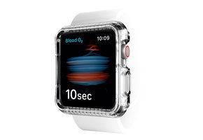 Itskins Spectrum Clear Antimicrobial Case for Apple Watch Series 6/SE/5/4 44mm - Clear