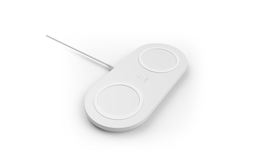 Belkin BOOST↑UP Dual Wireless Charging Pad 10w (Qi compatible) White