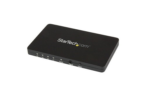 StarTech 4-port HDMI Video Switch with IR Remote Control and 4K 30Hz support