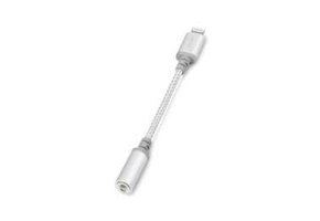 Moshi Integra™ Lightning to 3.5mm Headphone Jack Adapter - Jet Silver
