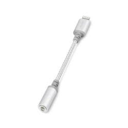 Moshi Integra™ Lightning to 3.5mm Headphone Jack Adapter - Jet Silver