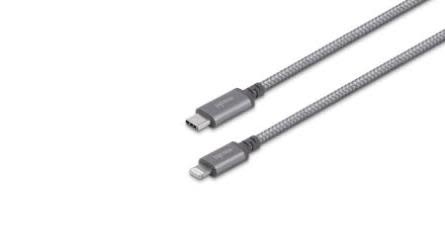 Moshi Integra™ USB-C with Lightning cable 4ft (1.2m) Titanium Gray