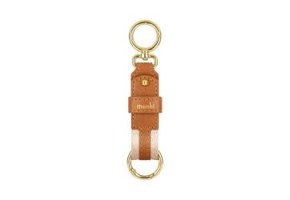 Moshi Vegan Leather Key Ring - Sandstone Beige
