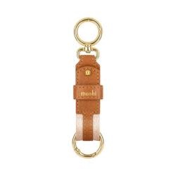 Moshi Vegan Leather Key Ring - Sandstone Beige