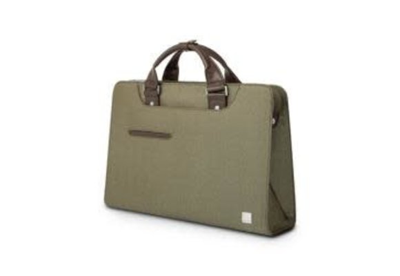 Moshi Urbana Navi Travel Briefcase 16" - Herringbone Green