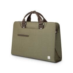 Moshi Urbana Navi Travel Briefcase 16" - Herringbone Green
