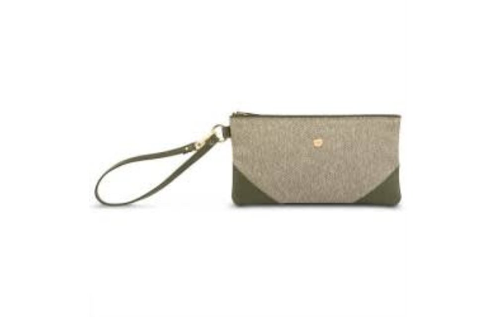 Moshi Wristlet Clutch w/ RFID Shield Pocket - Olive Green