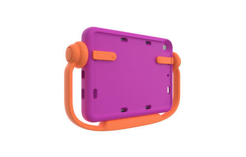 Speck Case - E Run for iPad 10.2" 9/8/7th Gen - It's a Vibe Violet/Flux Orange