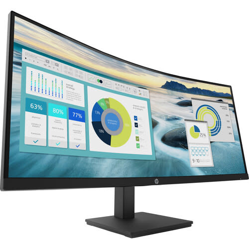 HP P34hc G4 34-inch WQHD (3440 x 1440) USB-C Curved Monitor, Three Year Warranty (21Y56AA)