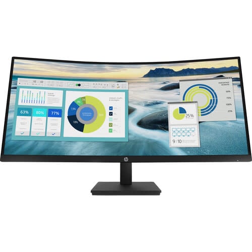 HP P34hc G4 34-inch WQHD (3440 x 1440) USB-C Curved Monitor, Three Year Warranty (21Y56AA)