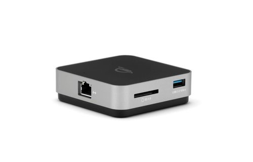 OWC USB-C Travel Dock Ethernet 100w pass through - Space Gray; 2 Year OWC Limited Warranty