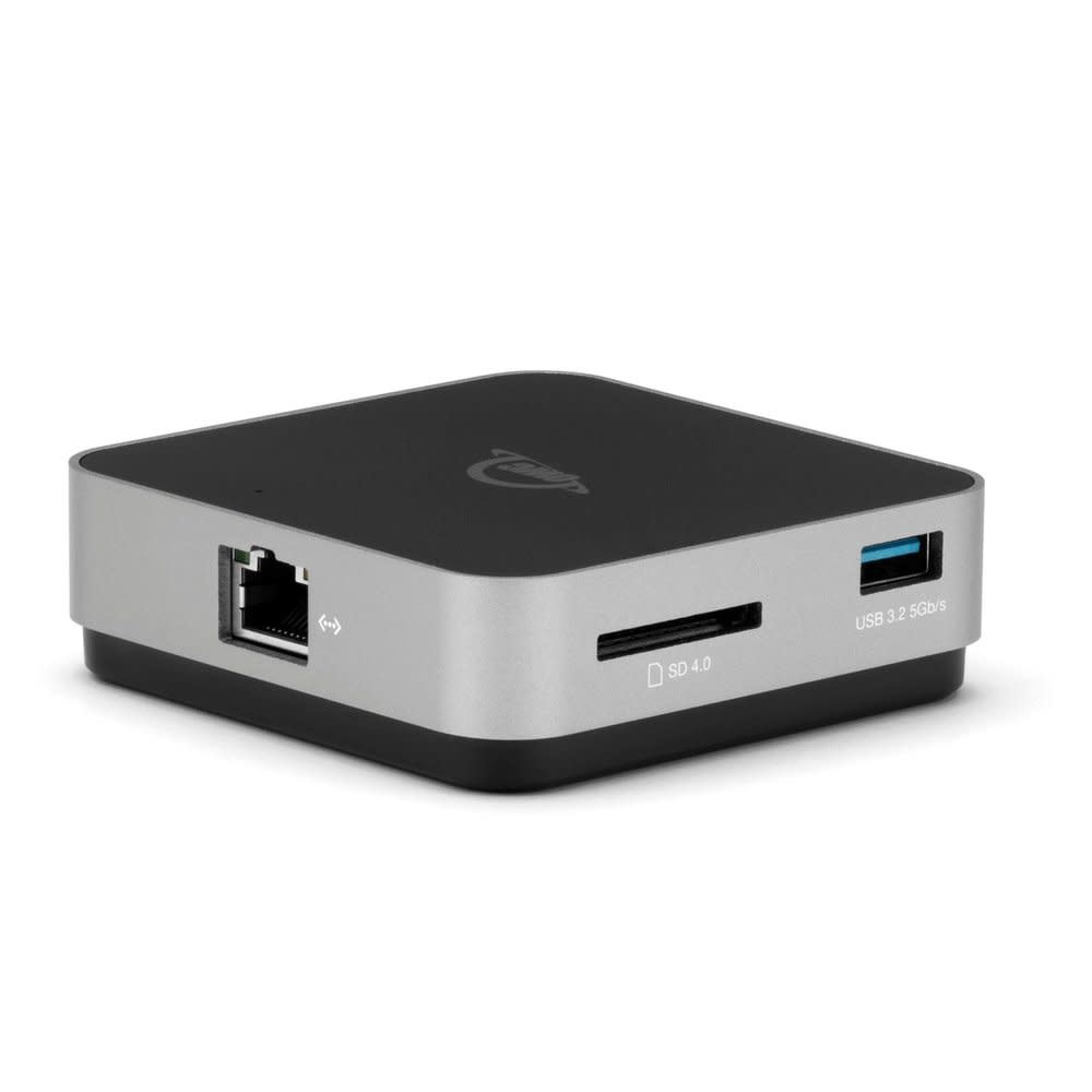 OWC USB-C Travel Dock Ethernet 100w pass through - Space Gray; 2 Year OWC Limited Warranty