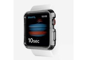 Itskins Spectrum Clear Antimicrobial Case for Apple Watch Series 6/SE/5/4 44mm - Smoke