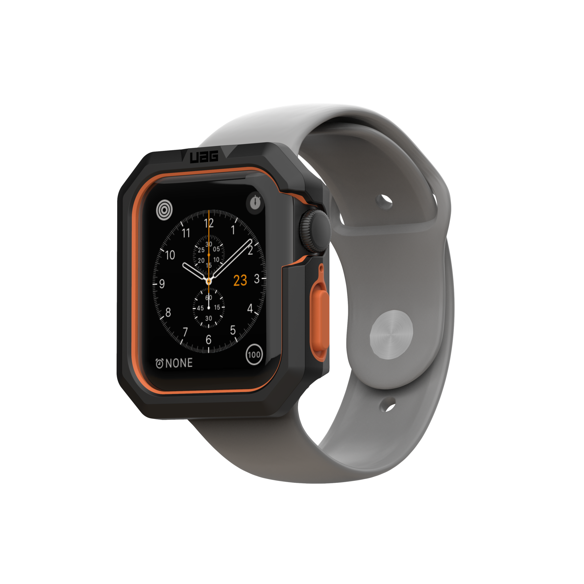 UAG Civilian Case for Apple Watch 44mm - Black/Orange
