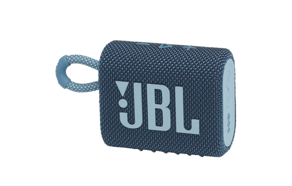 JBL GO3 Waterproof Bluetooth Speaker Blue