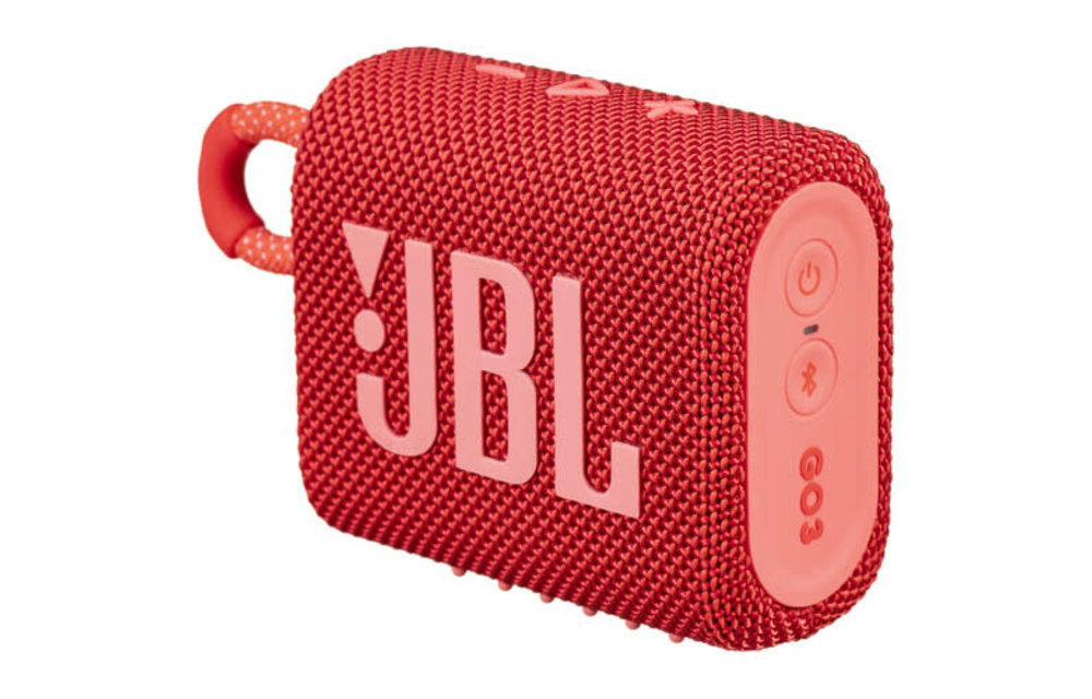 JBL GO3 Waterproof Bluetooth Speaker Red