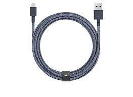 Native Union Braided Lightning Belt Cable, 3m (9.9ft) - Indigo