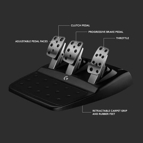 Logitech G923 TRUEFORCE Drive Racing Wheel and Pedals for Xbox Series X/S, Xbox One and PC