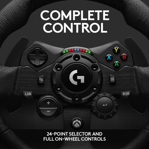 Logitech G923 TRUEFORCE Drive Racing Wheel and Pedals for Xbox Series X/S, Xbox One and PC