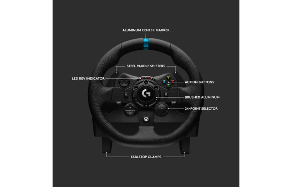 Logitech G923 Drive Racing Wheels and Pedals for Xbox Series X/S, Xbox One and PC