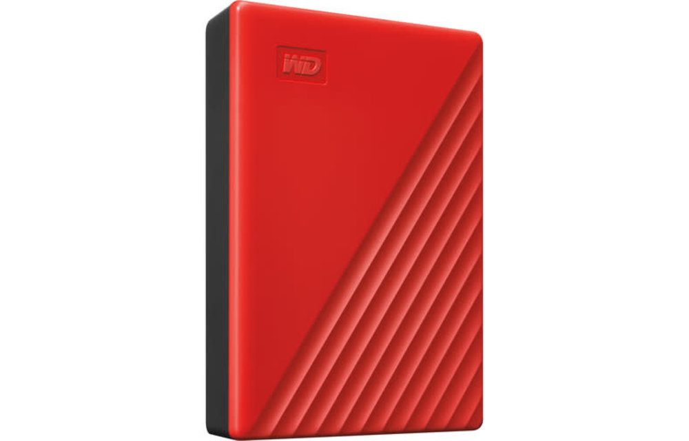 Western Digital 4TB My Passport USB 3.0 Portable External Hard Drive - Red