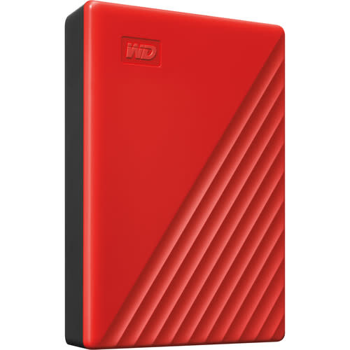 Western Digital 4TB My Passport USB 3.0 Portable External Hard Drive - Red