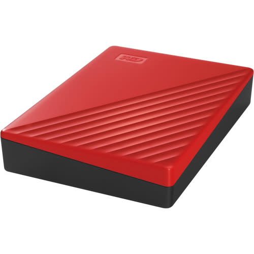 Western Digital 4TB My Passport USB 3.0 Portable External Hard Drive - Red